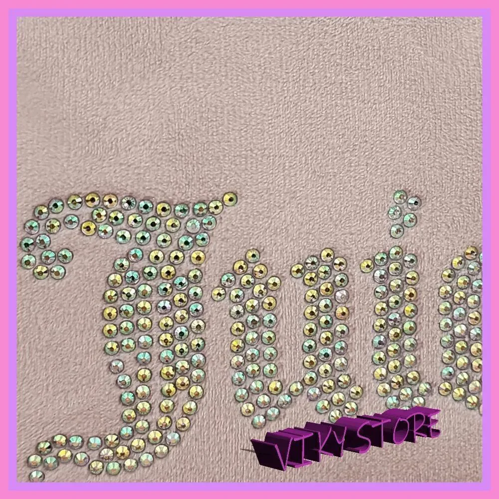 NWT 💕 Juicy Couture Velvet Backpack Rhinestones Glamorous & Chic #7086 💕